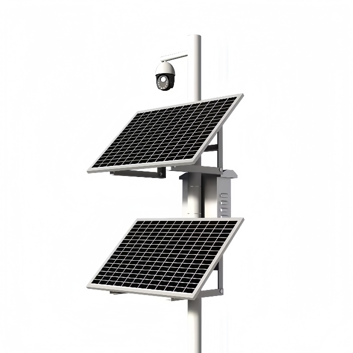 Backpack-Type Integrated Solar Power CCTV System Kit